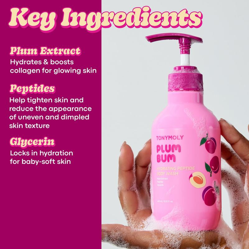 Plum Bum Hydrating Peptide Body Gel Wash