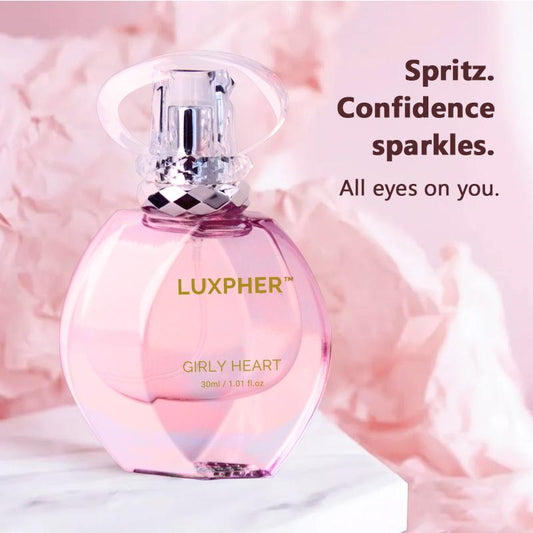 LUXPHER GIRLY HEART 30Ml Perfume for Women Long Lasting Floral & Fruity Scent Confidence Boost Gift Box Luxury Fragrance Playful Scented Perfume Enchanting Women'S