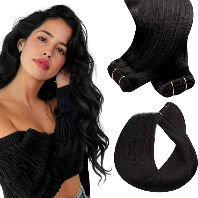 Sunny Hair Genius Weft Hair Extensions Human Hair Sew in Extensions for Women Invisible Sew in Hair Extensions