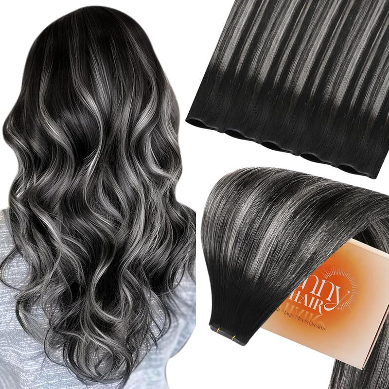 Sunny Hair Genius Weft Hair Extensions Human Hair Sew in Extensions for Women Invisible Sew in Hair Extensions