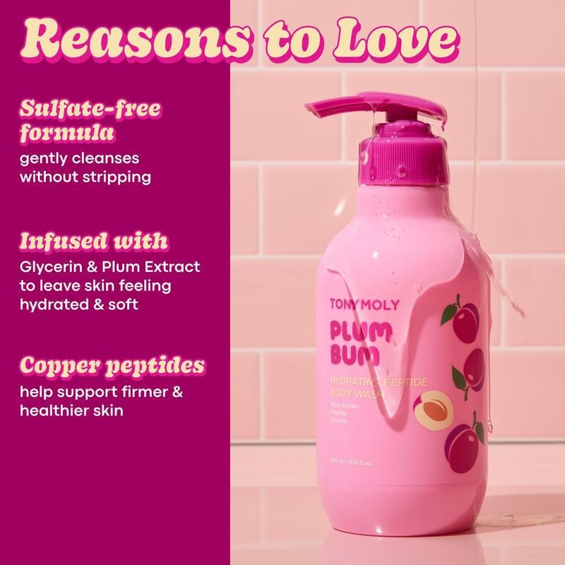 Plum Bum Hydrating Peptide Body Gel Wash
