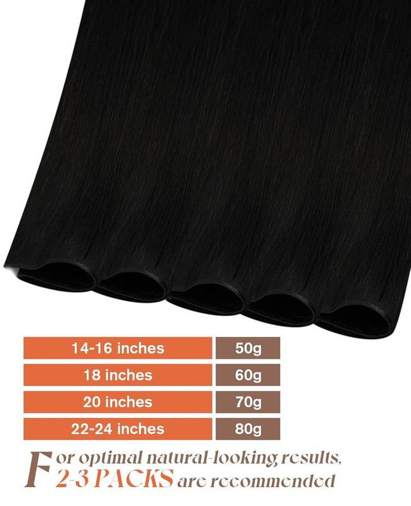 Sunny Hair Genius Weft Hair Extensions Human Hair Sew in Extensions for Women Invisible Sew in Hair Extensions