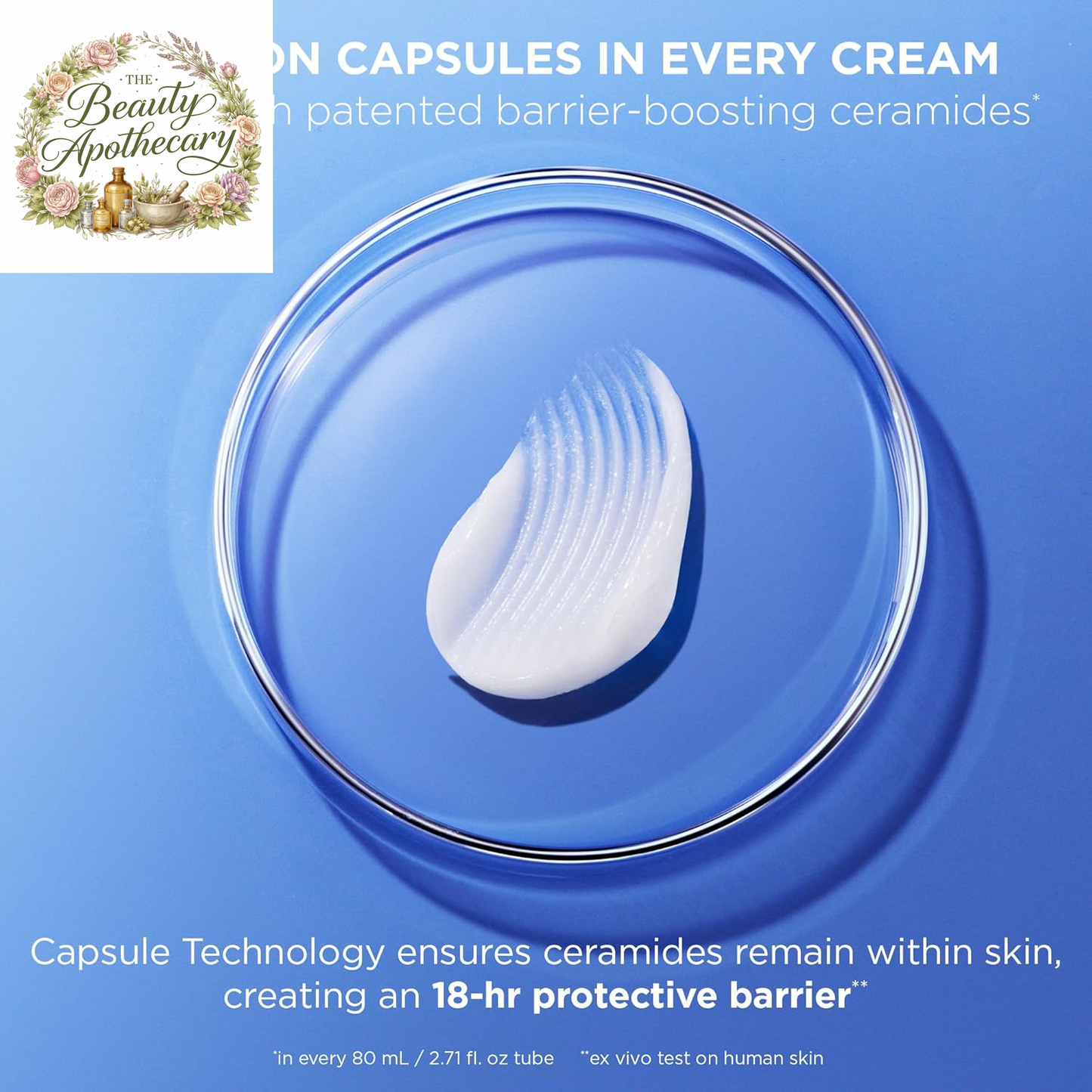 ATOBARRIER365 Cream with Ceramides, Korean Face Moisturizer for Barrier Repair | 120H Lasting Hydration, Ceramide Capsules, Dry & Sensitive Skin, Non-Comedogenic, 80 Ml / 2.70 Fl.Oz.