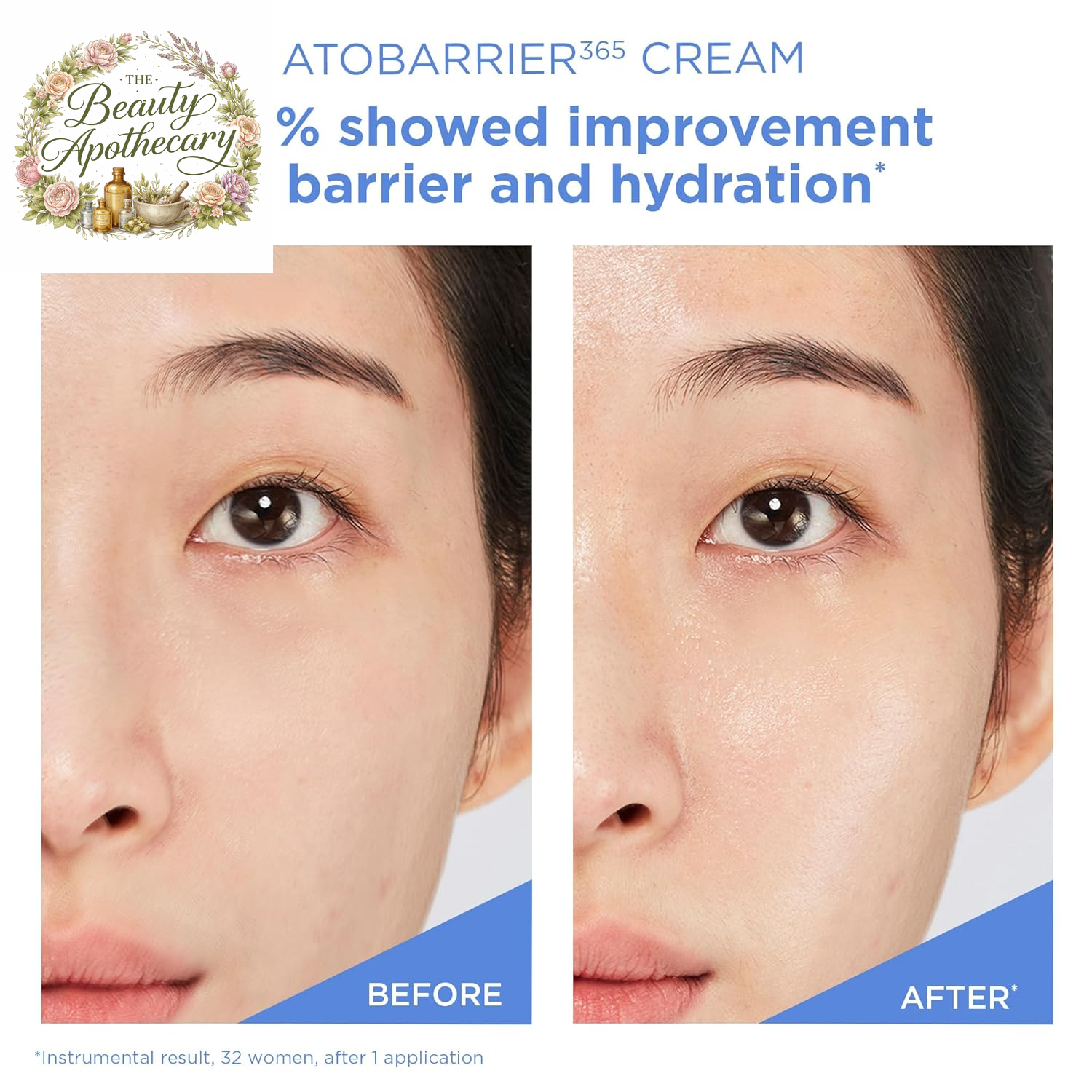 ATOBARRIER365 Cream with Ceramides, Korean Face Moisturizer for Barrier Repair | 120H Lasting Hydration, Ceramide Capsules, Dry & Sensitive Skin, Non-Comedogenic, 80 Ml / 2.70 Fl.Oz.