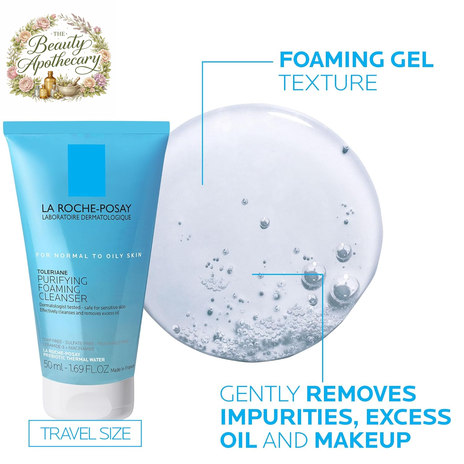 La Roche-Posay Toleriane Double Repair Face Moisturizer, Daily Moisturizer Face Cream with Ceramide & Niacinamide for All Skin Types, Immediate Comfort & Long Lasting Hydration, Fragrance Free