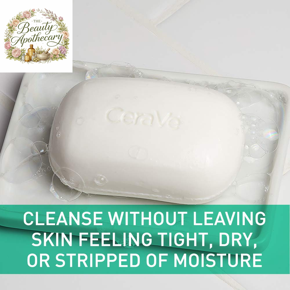Foaming Cleanser Bar, Soap-Free Body and Face Cleanser Bar for Oily Skin, Fragrance Free, 4.5 Ounce