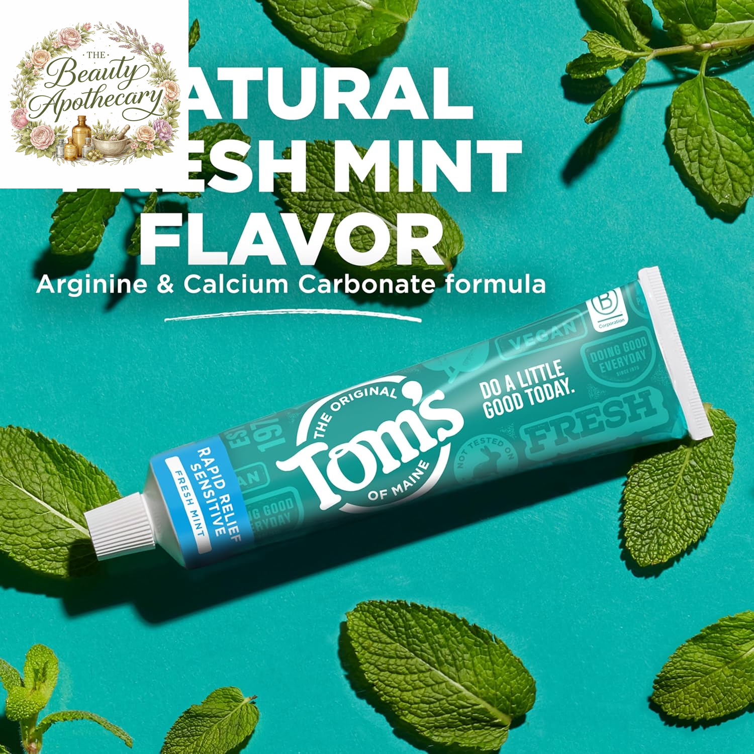 Fluoride-Free Rapid Relief Sensitive Toothpaste, Fresh Mint, 4 Oz. 3-Pack (Packaging May Vary)