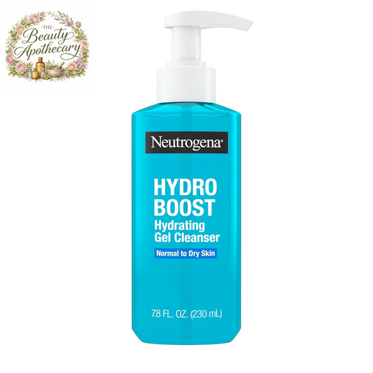 Hydro Boost Hydrating Face Wash & Makeup Remover, Gentle Facial Cleanser Gel with Hyaluronic Acid, Locks Moisture for Soft Supple Skin, Hypoallergenic, Oil-Free, Soap-Free, 7.8 Fl Oz