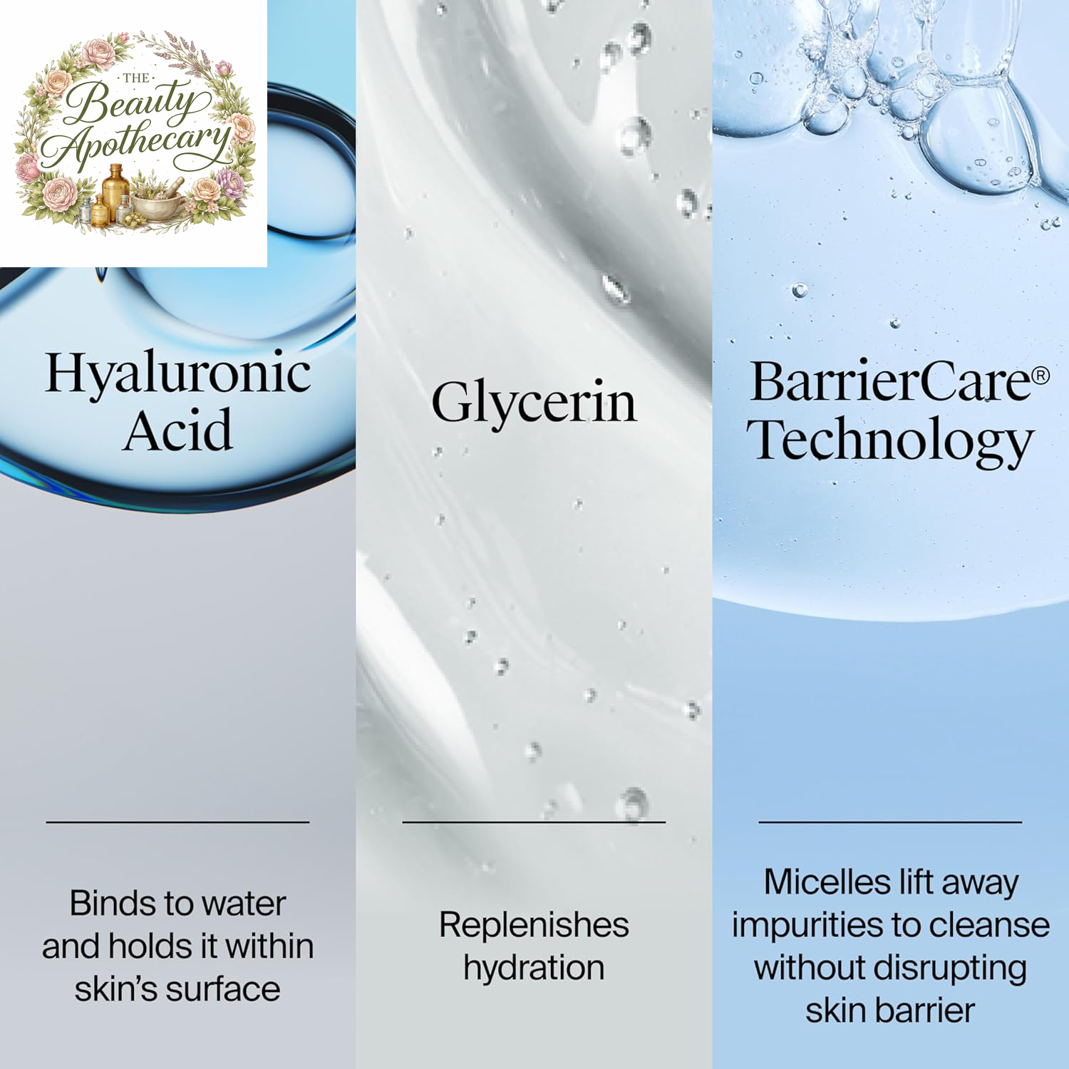 Hydro Boost Hydrating Face Wash & Makeup Remover, Gentle Facial Cleanser Gel with Hyaluronic Acid, Locks Moisture for Soft Supple Skin, Hypoallergenic, Oil-Free, Soap-Free, 7.8 Fl Oz